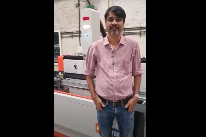 CNC Copy router machine comments from India customer