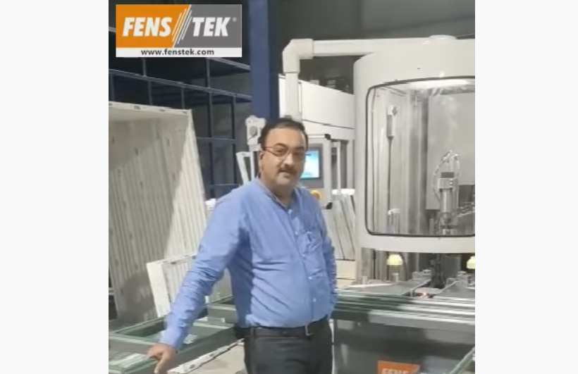 CNC corner cleaning machine for Indian customer