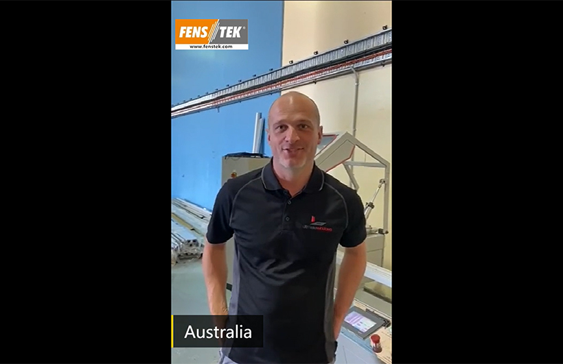 Double head cutting saw machine comments from Australia customer