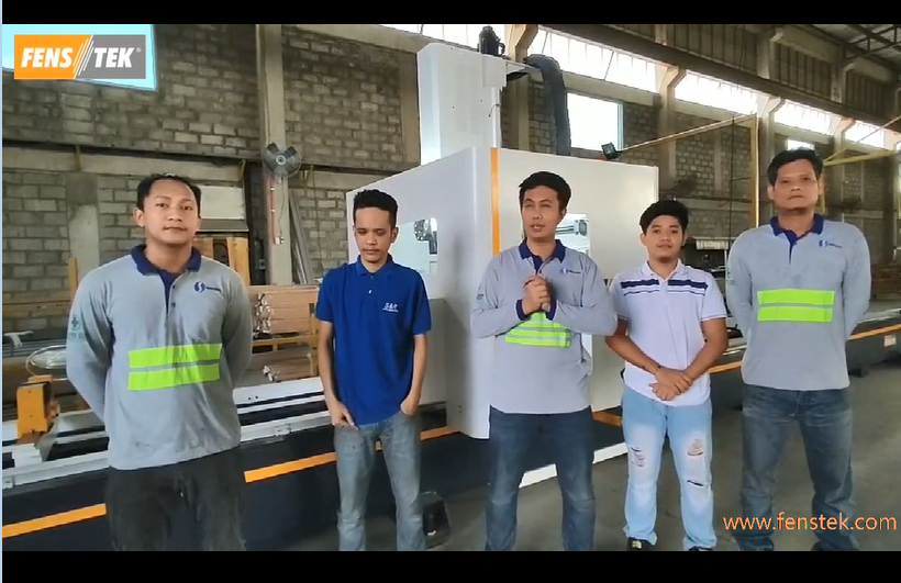 Four axis machining center comments from Philippines customer