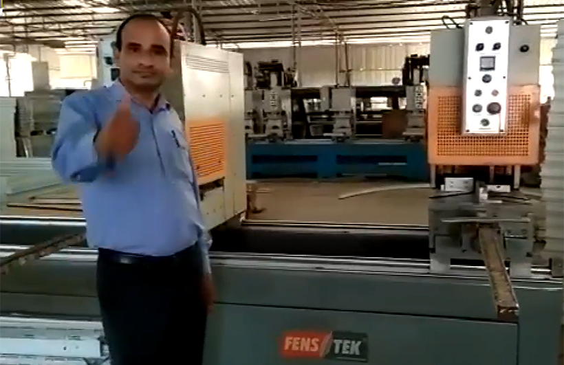Two head seamless welding machine comments from Indian customer