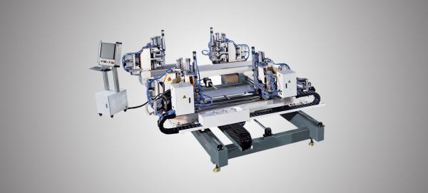 CNC 4 Layer Horizontal 4 Point Welding Machine