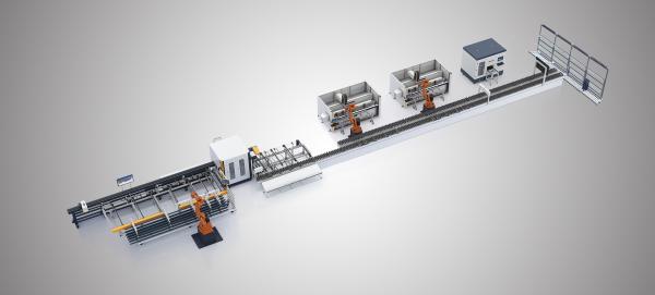 Fully Automatic Robot Window and Door Production Machine Line