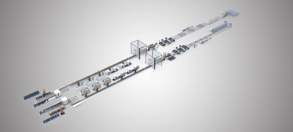 Fully Automatic Robot Window and Door Production Machines Line