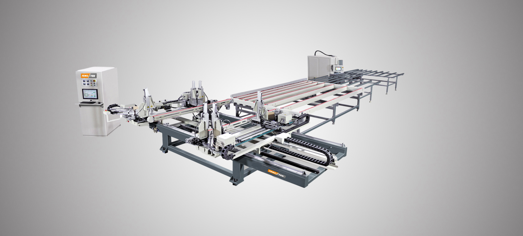  UPVC  Window Automatic Welding Cleaning Production Line 