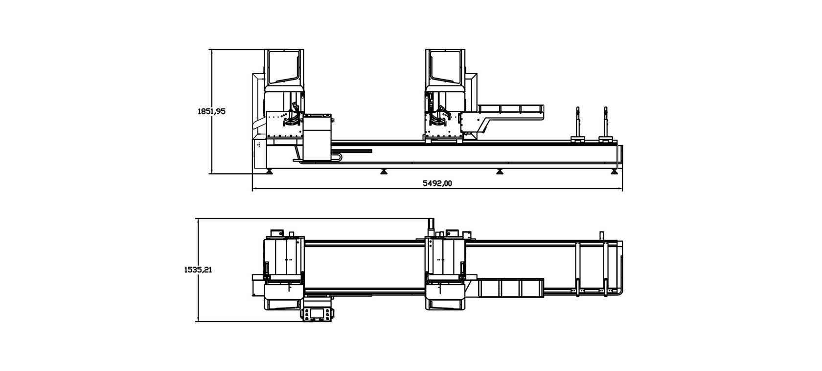 Double Head Cutting Saw